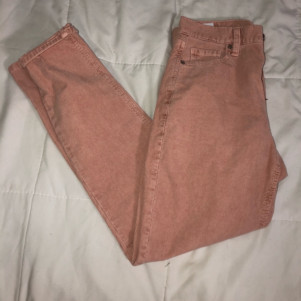 Pink Corduroy Jeans